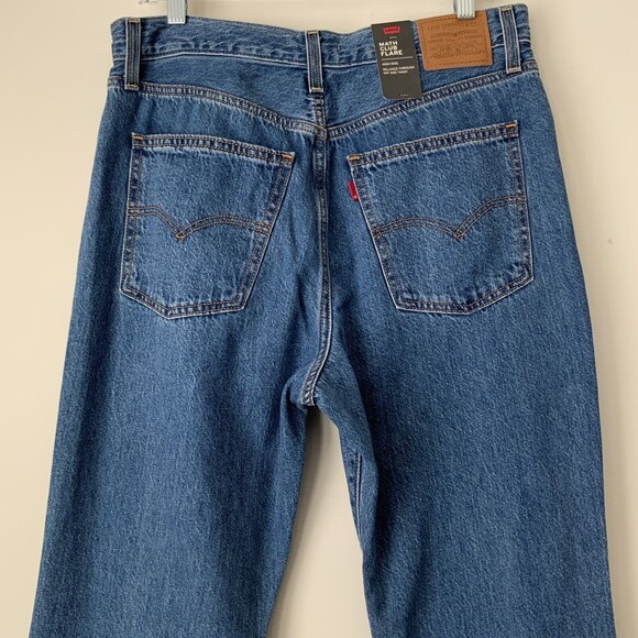 Levi’s Premium Math Club Flare Jeans High Rise Blue 31 - Picture 11 of 11